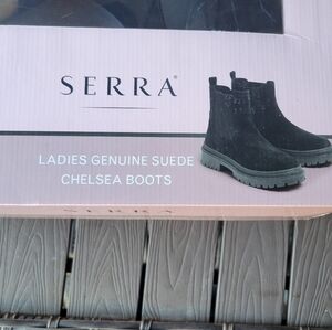 Serra Genuine Suede Boots NIB